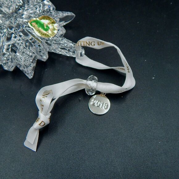 Waterford Crystal 2018 Snowstar Ornament Lighting Season 5 Inch #40033462 Box - Picture 5 of 10